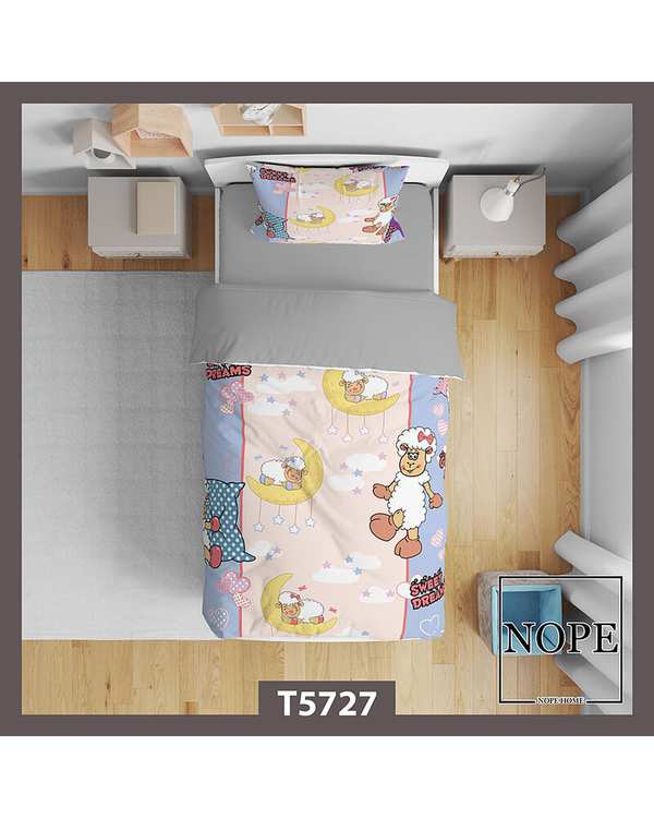 سرویس لحاف روتختی کودک یک نفره 5 تکه نوپه هوم Nopehome طرح فانتزی کد T5727