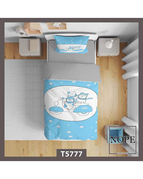 سرویس لحاف روتختی کودک یک نفره 5 تکه نوپه هوم Nopehome طرح فانتزی کد T5777