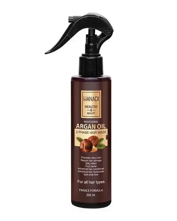 اسپری دو فاز مو هانادی Hanadi حاوی روغن آرگان حجم 200ml