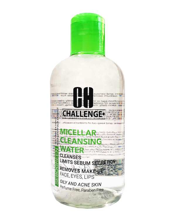 میسلار واتر چلنج Challenge مناسب پوست چرب و مستعد آکنه 250ml
