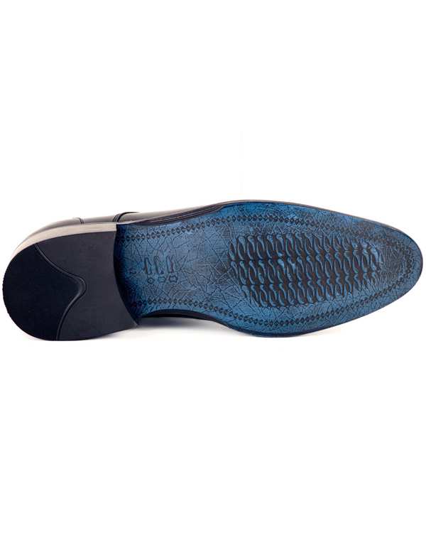کفش چرم مردانه رسمی مشکی چرم بارز Charm Barez مدل DK310 - تصویر 9