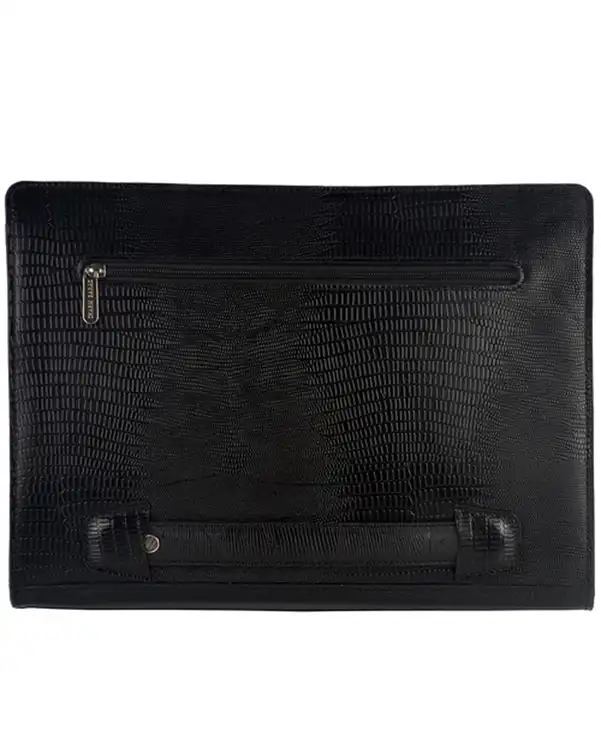 کیف دستی چرم مشکی چرم بارز Charm Barez مدل DF40.Lizard