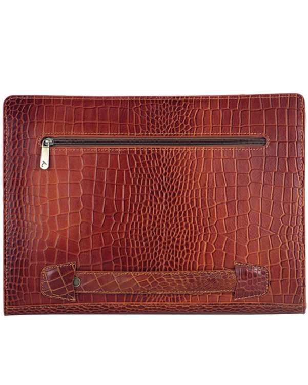 کیف دستی چرم عسلی چرم بارز Charm Barez مدل DF40.PRIMA