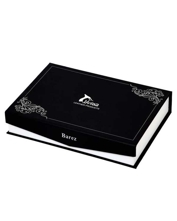 ست هدیه چرم مردانه قهوه ای چرم بارز Charm Barez کد DS50.nw - تصویر 9