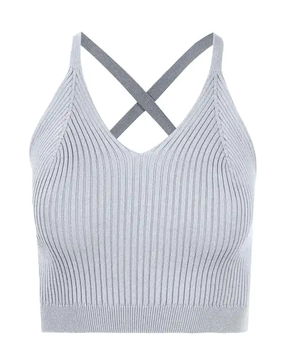 تاپ زنانه کراپ طوسی سوپردرای Superdry کد W15S51702T