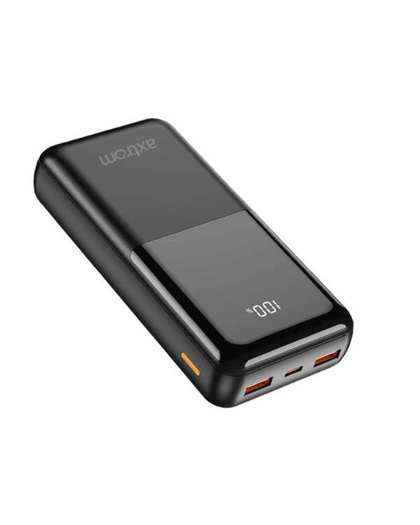 پاور بانک اکستروم Axtrom مدل APB10K22W-B ظرفیت 1۰۰۰۰ میلی آمپر ساعت