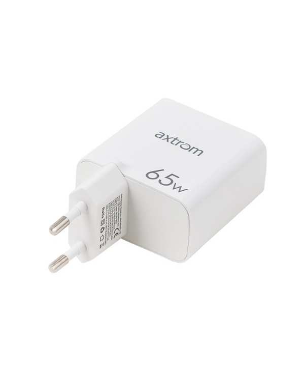 شارژر دیواری 65 وات اکستروم Axtrom مدل AWC65WPQ-W