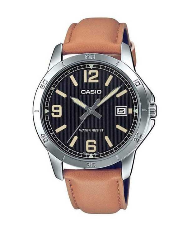 ساعت مچی مردانه عقربه ای کاسیو Casio مدل MTP-V004L-1B2