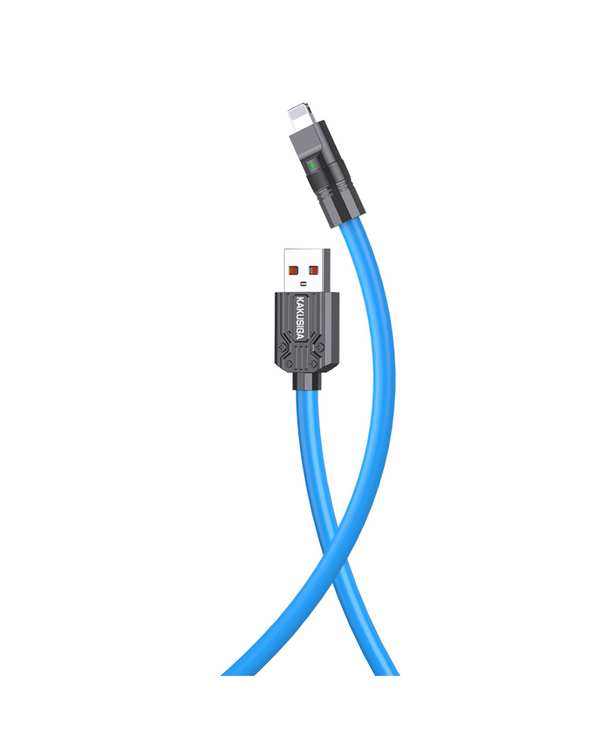 کابل شارژ لایتنینگ آبی کاکوسیگا Kakusiga مدل KSC-955