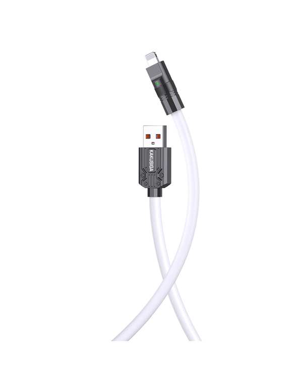 کابل شارژ لایتنینگ سفید کاکوسیگا Kakusiga مدل KSC-955