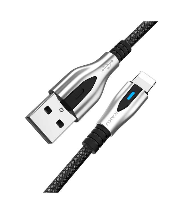 کابل شارژ لایتنینگ مشکی کاکوسیگا Kakusiga مدل KSC-097 - تصویر 2