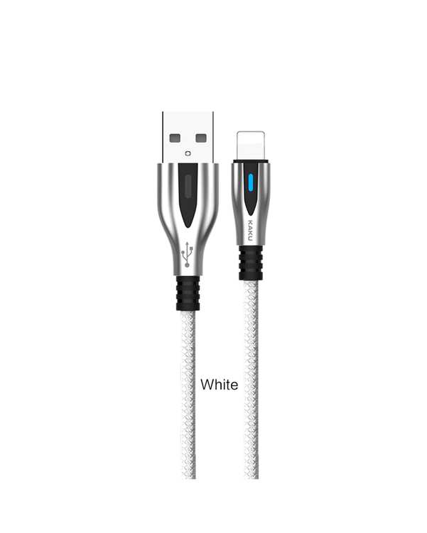 کابل شارژ لایتنینگ سفید کاکوسیگا Kakusiga مدل KSC-097
