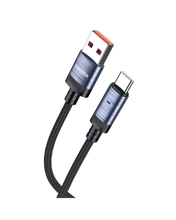 کابل شارژ تایپ سی مشکی کاکوسیگا Kakusiga مدل KSC-972