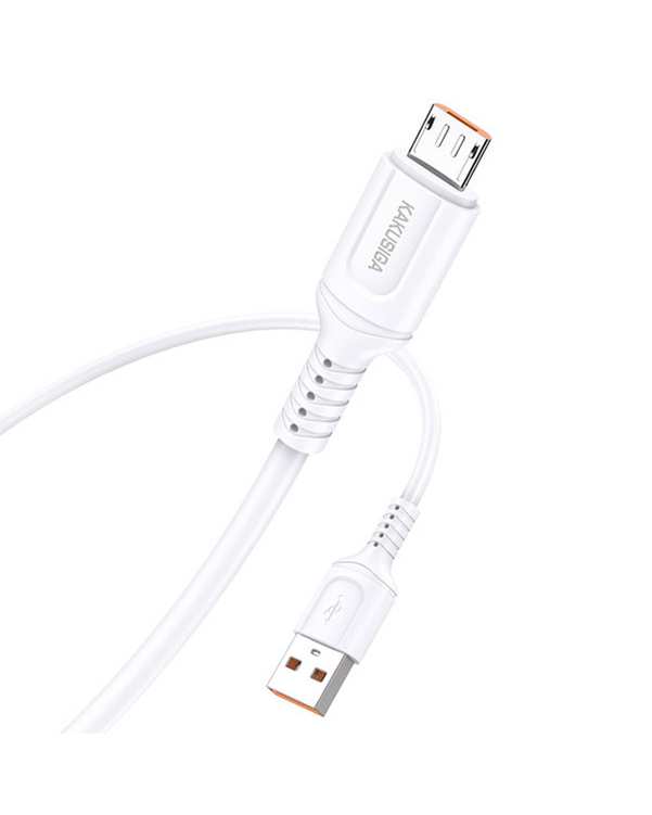 کابل شارژ میکرو سفید کاکوسیگا Kakusiga مدل KSC-805