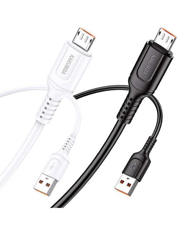 کابل شارژ میکرو سفید کاکوسیگا Kakusiga مدل KSC-805 - تصویر 3