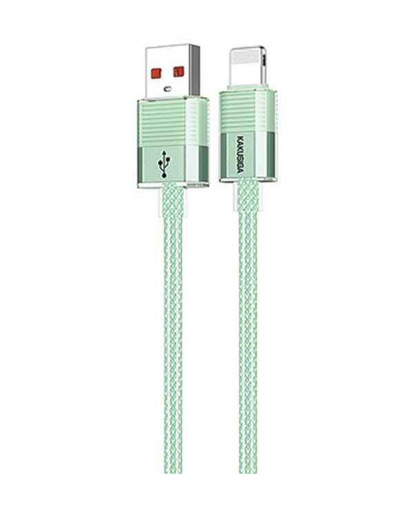 کابل شارژ لایتنینگ سبز کاکوسیگا Kakusiga مدل KSC-985