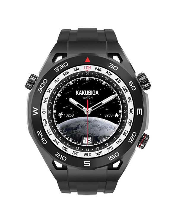 ساعت هوشمند مشکی کاکوسیگا Kakusiga مدل KSC-1124 - تصویر 2