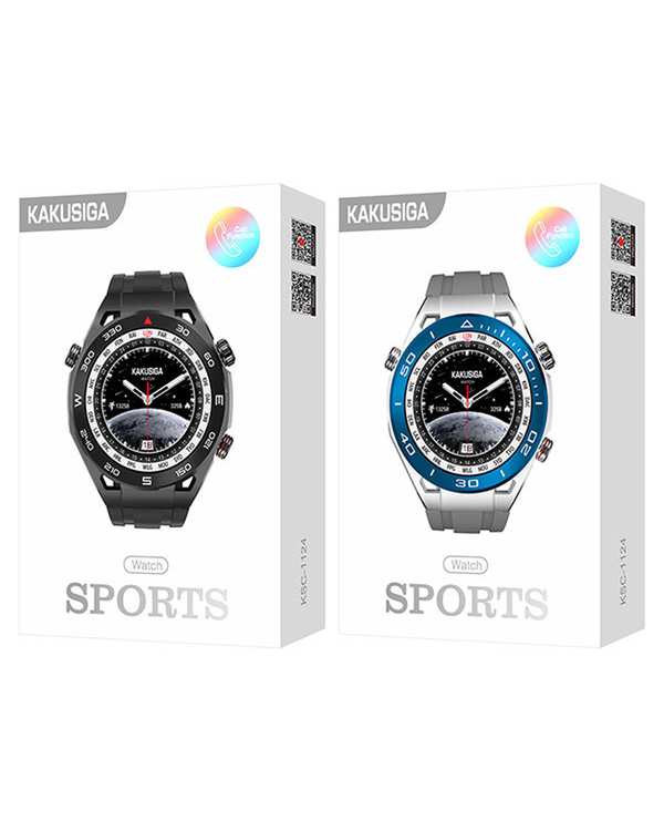 ساعت هوشمند مشکی کاکوسیگا Kakusiga مدل KSC-1124 - تصویر 8