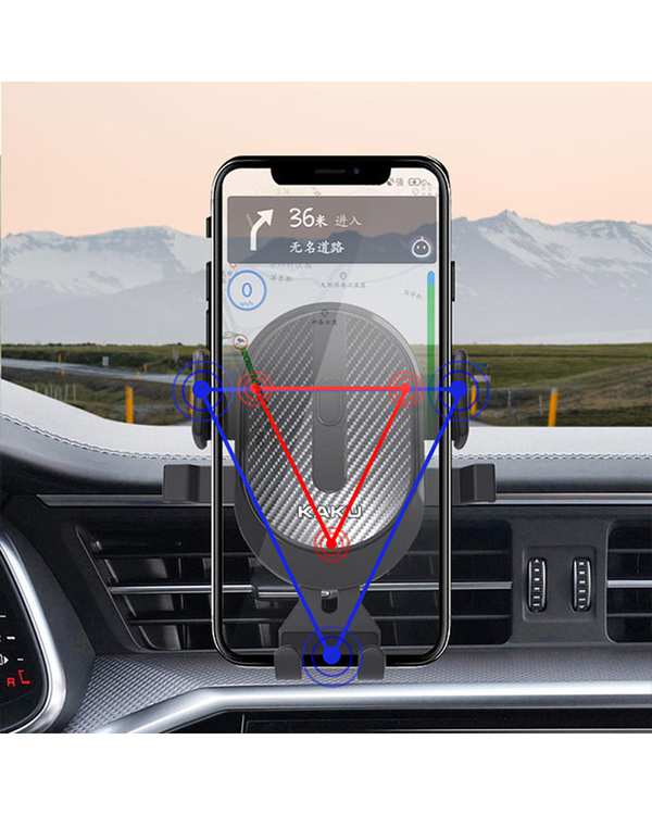 هولدر موبایل مشکی کاکوسیگا Kakusiga مدل KSC-468 سری QIANYING suction -cup - تصویر 4