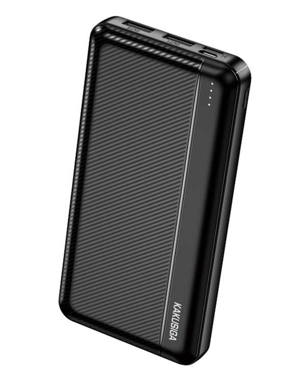 پاوربانک مشکی کاکوسیگا Kakusiga مدل KSC-1084 ظرفیت 9000 میلی آمپر
