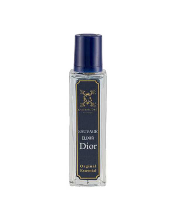 عطر جیبی مردانه کلیداسکوپ Kaleidoscope مدل Dior Sauvage Elixir حجم 30ml