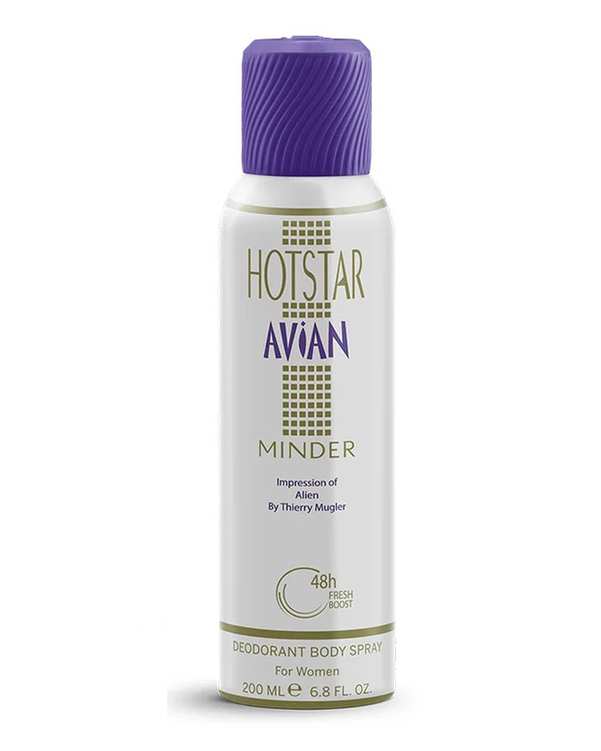 اسپری دئودورانت زنانه هات استار Hotstar مدل Avian Minder حجم 200ml