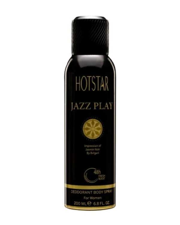 اسپری دئودورانت زنانه هات استار Hotstar مدل Jazz Play حجم 200ml