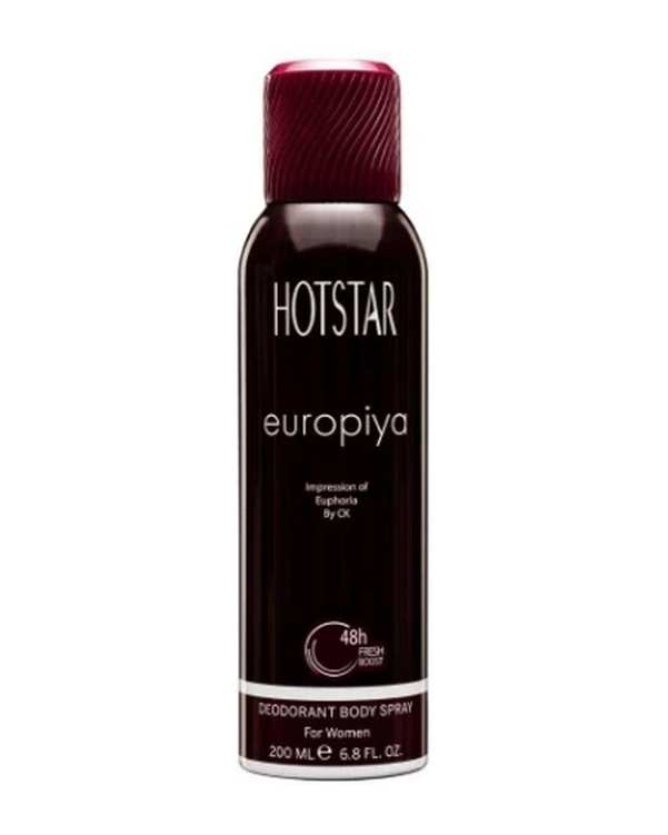 اسپری دئودورانت زنانه هات استار Hotstar مدل Europiya حجم 200ml