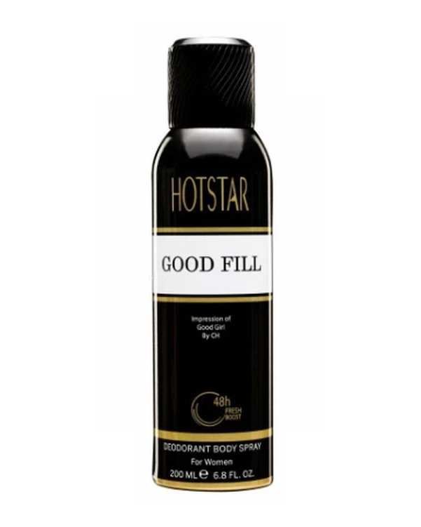 اسپری دئودورانت زنانه هات استار Hotstar مدل Good Fill حجم 200ml