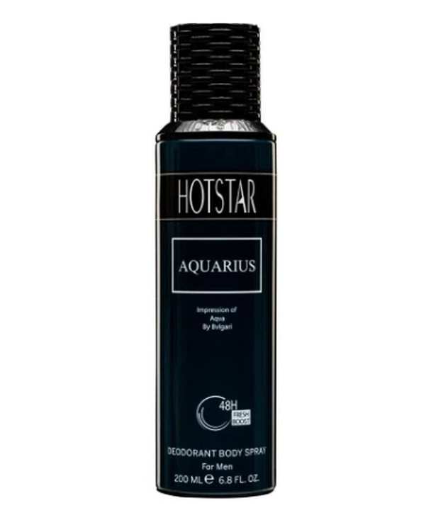 اسپری دئودورانت مردانه هات استار Hotstar مدل Aquarius حجم 200ml