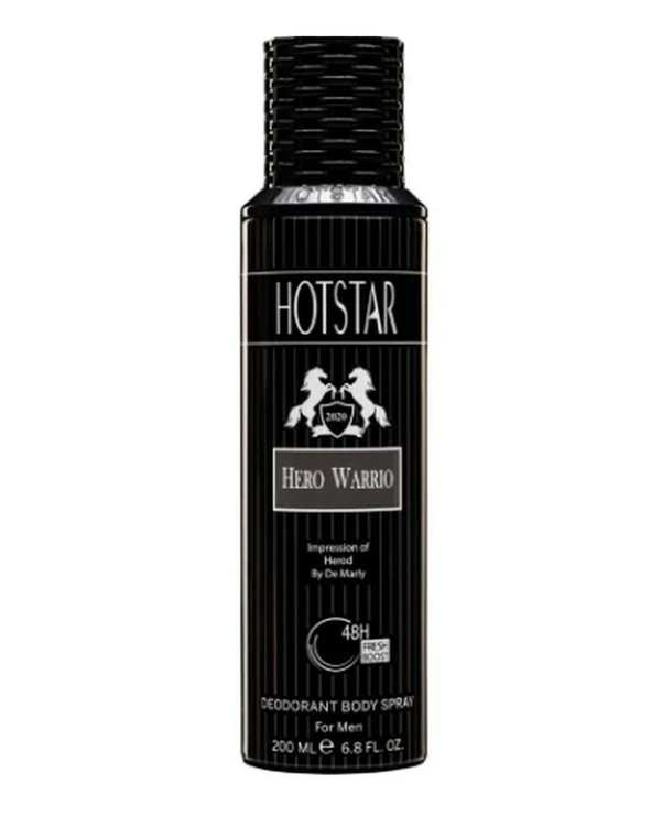 اسپری دئودورانت مردانه هات استار Hotstar مدل Hero Warrier حجم 200ml