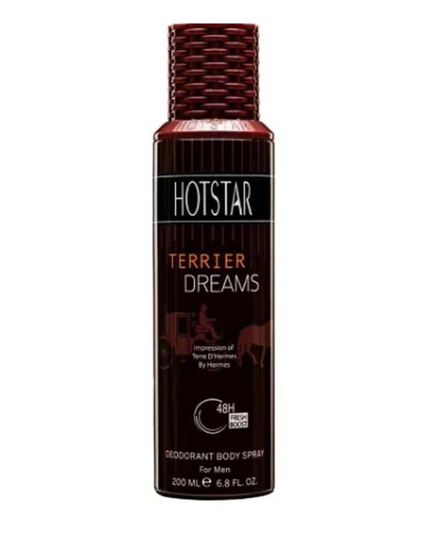 اسپری دئودورانت مردانه هات استار Hotstar مدل Terrier Dream حجم 200ml