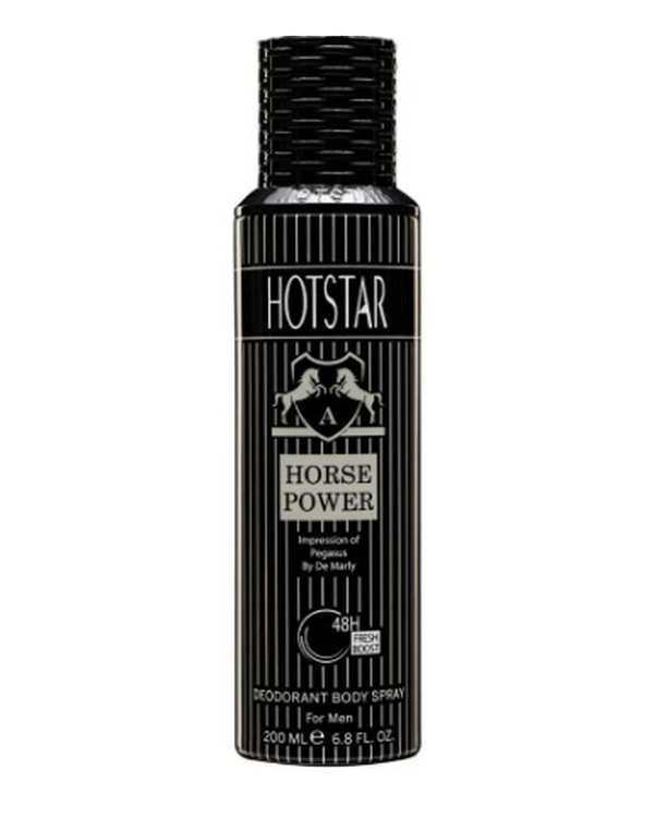اسپری دئودورانت مردانه هات استار Hotstar مدل هورس پاور حجم 200ml