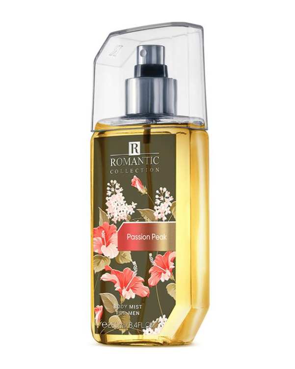 بادی میست مردانه رمانتیک Romantic مدل Passion Peak حجم 250ml
