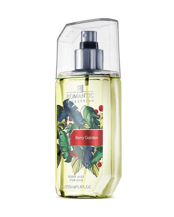 بادی میست مردانه رمانتیک Romantic مدل Berry Garden حجم 250ml