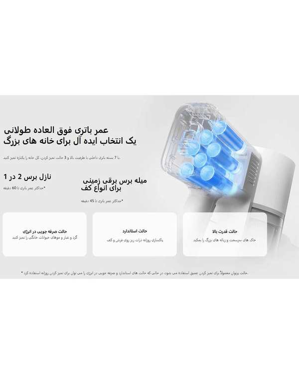 جارو شارژی شیائومی Xiaomi مدل G20 Global Version - تصویر 3