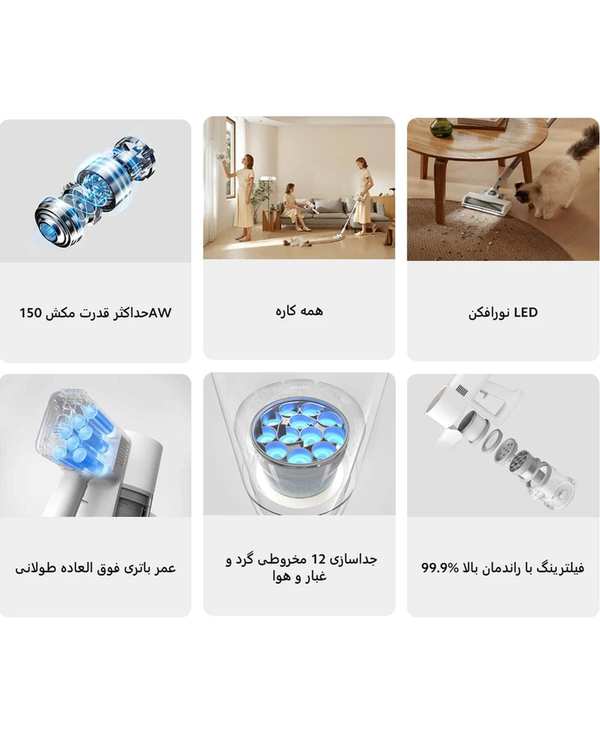 جارو شارژی شیائومی Xiaomi مدل G20 Global Version - تصویر 18