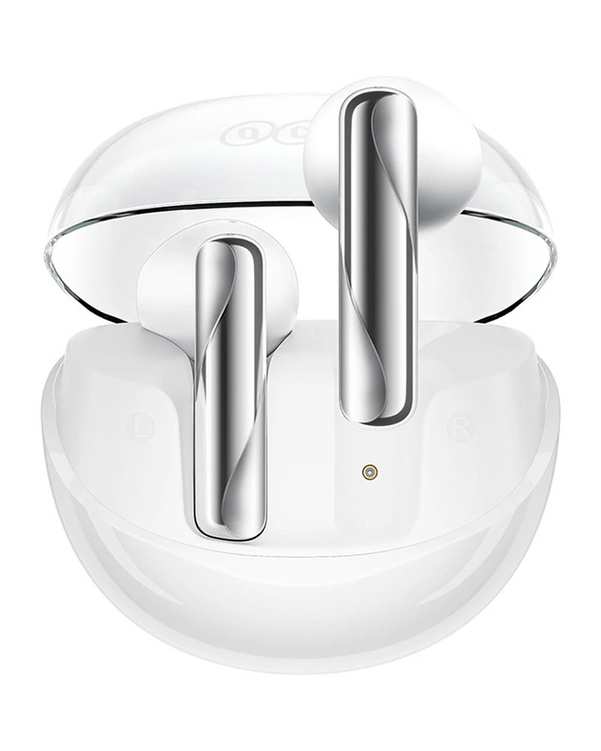 هندزفری بلوتوثی سفید کیو سی وای QCY مدل AliyBuds Clear BH24QT32A