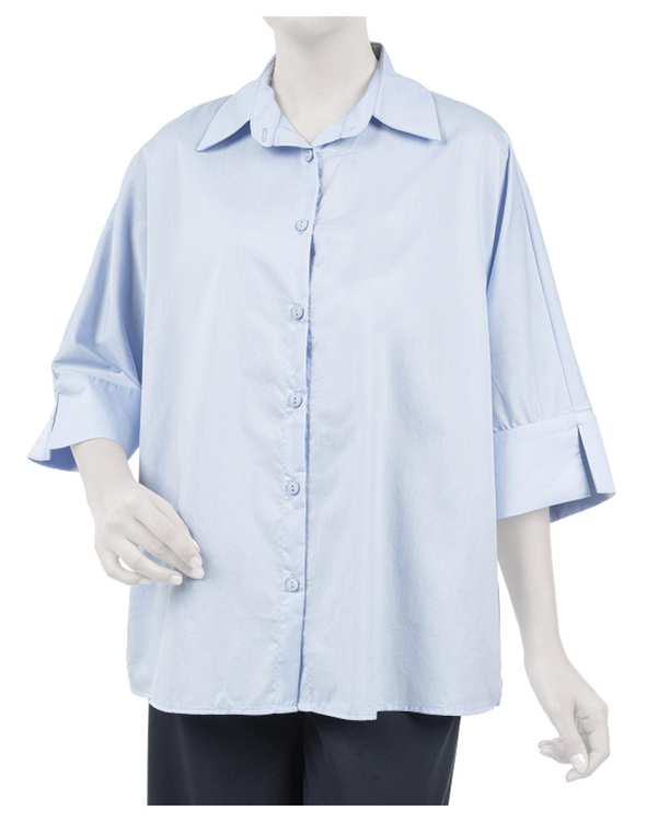 مانتو زنانه لینن آبی روشن سوپردرای Superdry کد W13S53302T