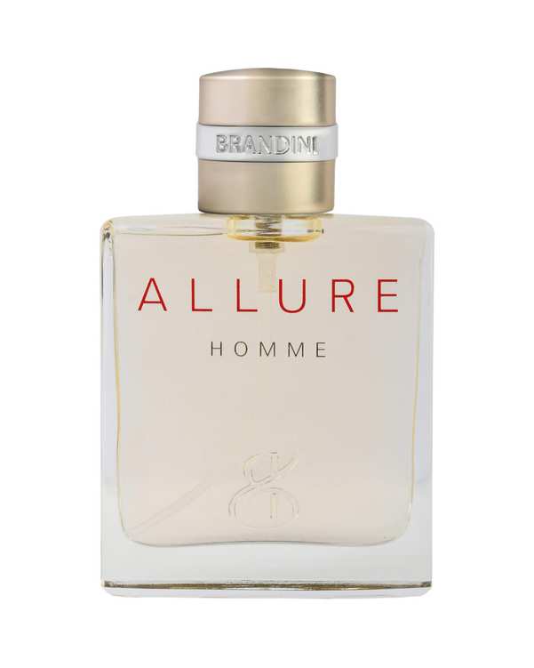 عطر جیبی مردانه برندینی Brandini مدل الور هم Allure Homme حجم 33ml