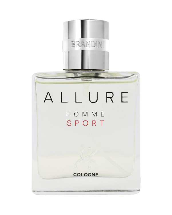 عطر جیبی مردانه برندینی Brandini مدل الور هم اسپرت کلن Allure Homme Sport Cologne حجم 33ml