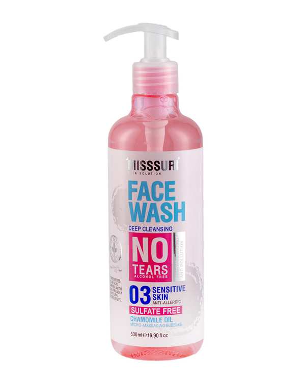 ژل شستشوی صورت بدون سولفات میسوری Misssuri مناسب پوست حساس حجم 500ml