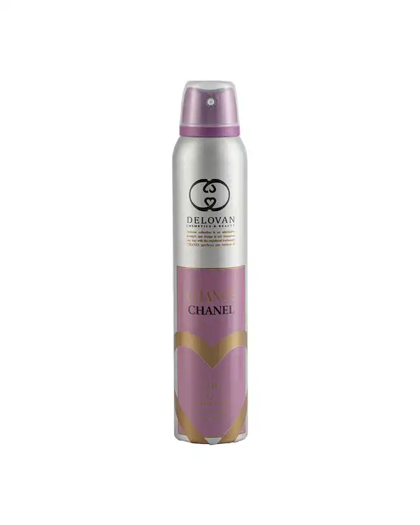 اسپری بدن زنانه دلوان Delvan مدل Chance Chanel 201 حجم 200ml