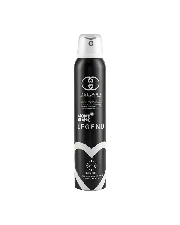 اسپری بدن مردانه دلوان Delvan مدل Montblanc Legend 107 حجم 200ml