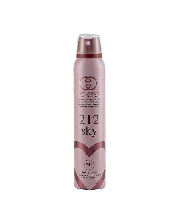 اسپری بدن مردانه دلوان Delvan مدل 212 Skyman 110 حجم 200ml