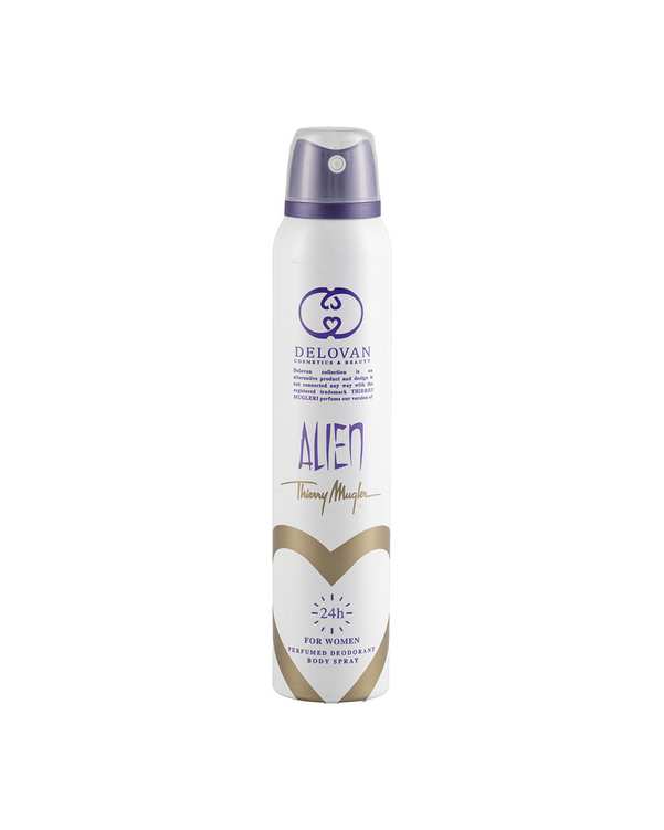 اسپری بدن زنانه دلوان Delvan مدل Alien 203 حجم 200ml