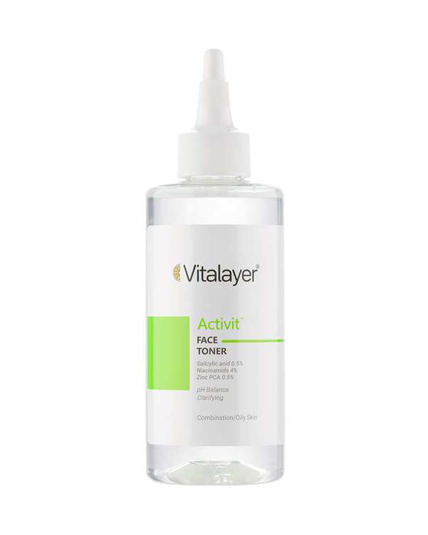 تونر صورت هرمودرم Hermooder مدل Activit مناسب پوست چرب حجم 200ml