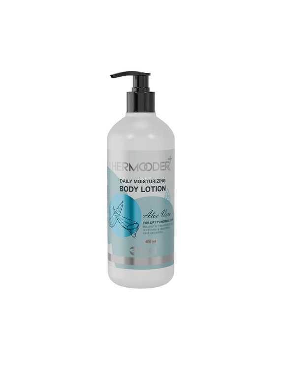 لوسیون مرطوب کننده بدن هرمودر Hermooder مناسب پوست خشک حجم 400ml
