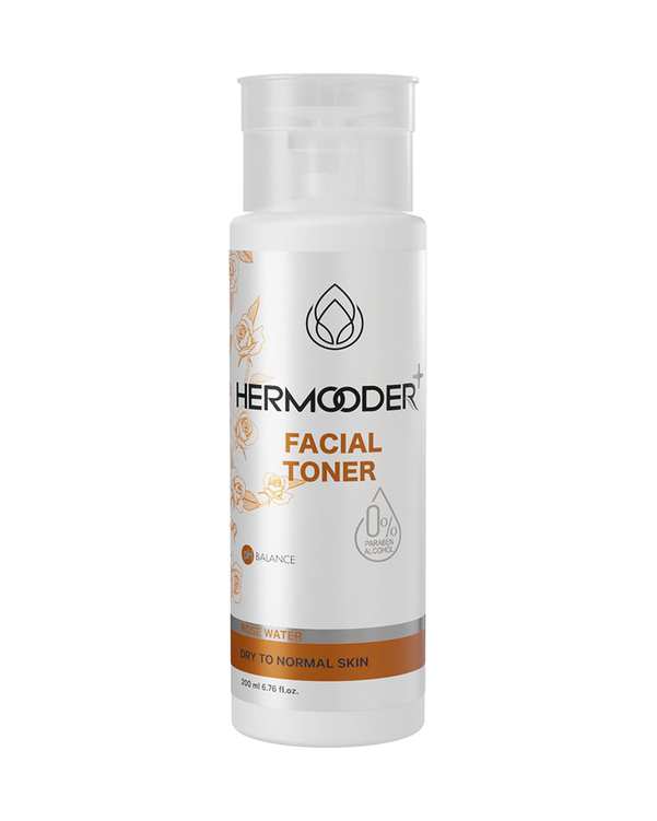 تونر صورت هرمودرم Hermooder مناسب پوست خشک حجم 200ml