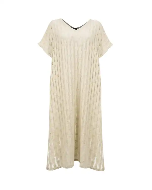 پیراهن زنانه کرم سوپردرای Superdry کد W18S55201C